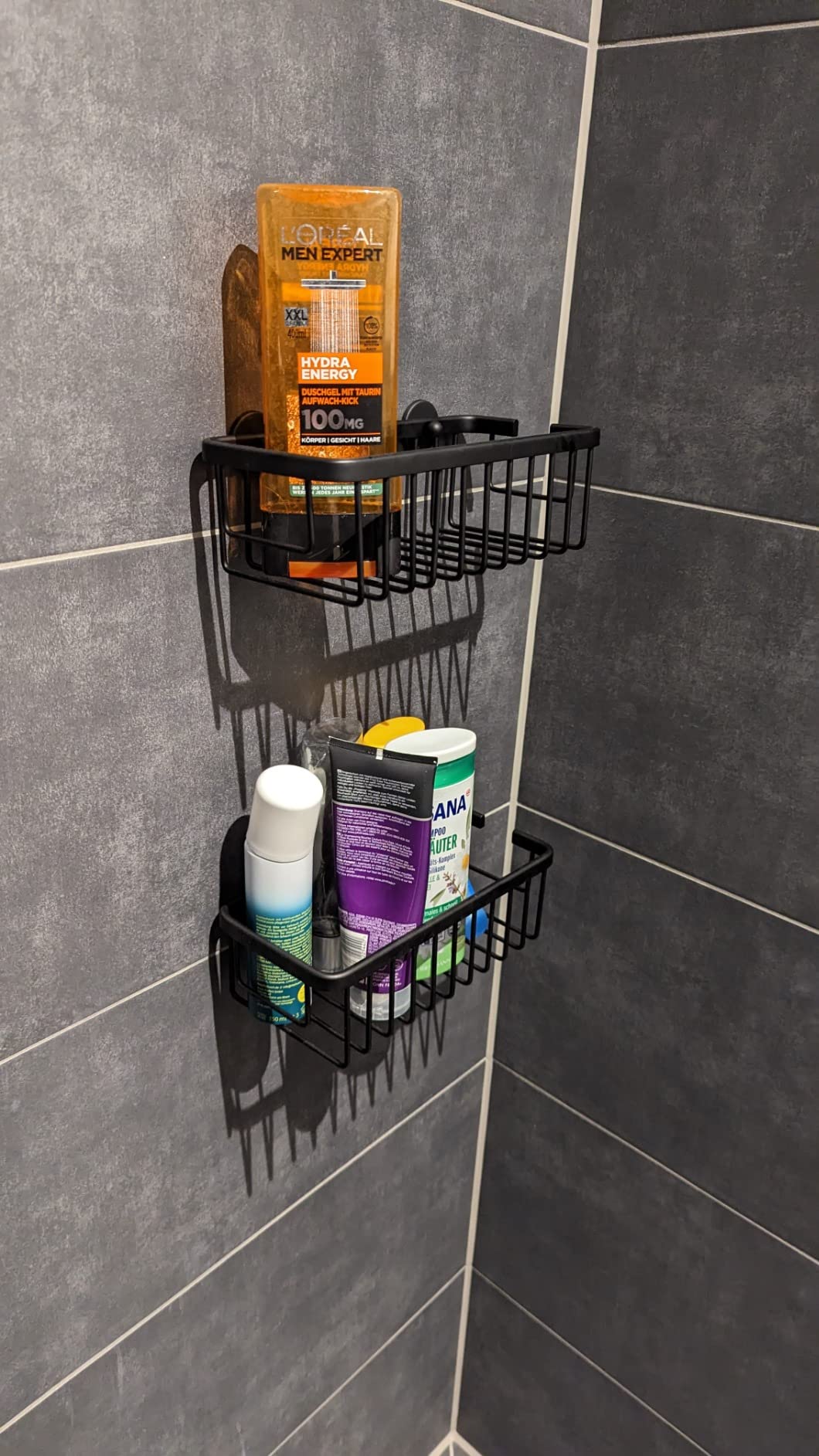 Hält bombenfest in der Dusche