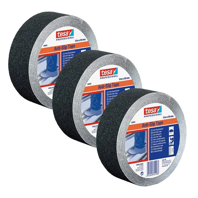 tesa-professional-anti-rutschband-60950-15-m-x-50-mm-schwarz-3-rollen image 1