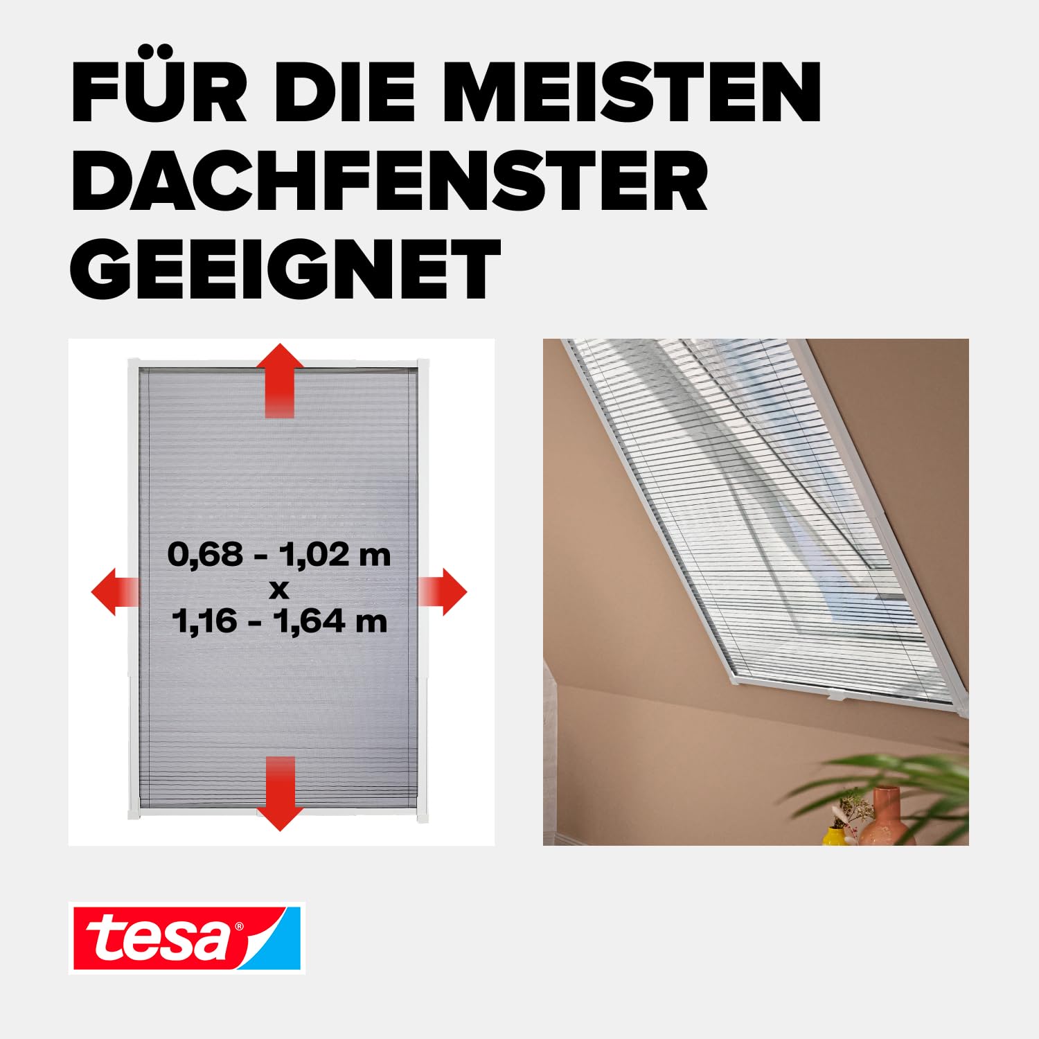 tesa-insect-stop-fliegengitter-dachfenster-premium-116-cm-x-164-cm-wei image 4