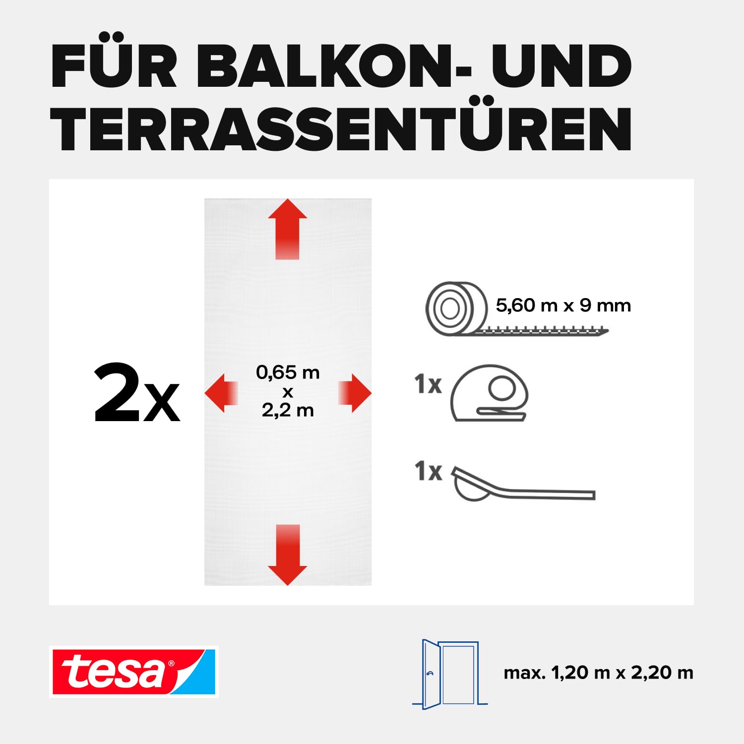 tesa-insect-stop-klett-fliegengitter-premium-t-r-2x-65-cm-x-220-cm-anthrazit image 4