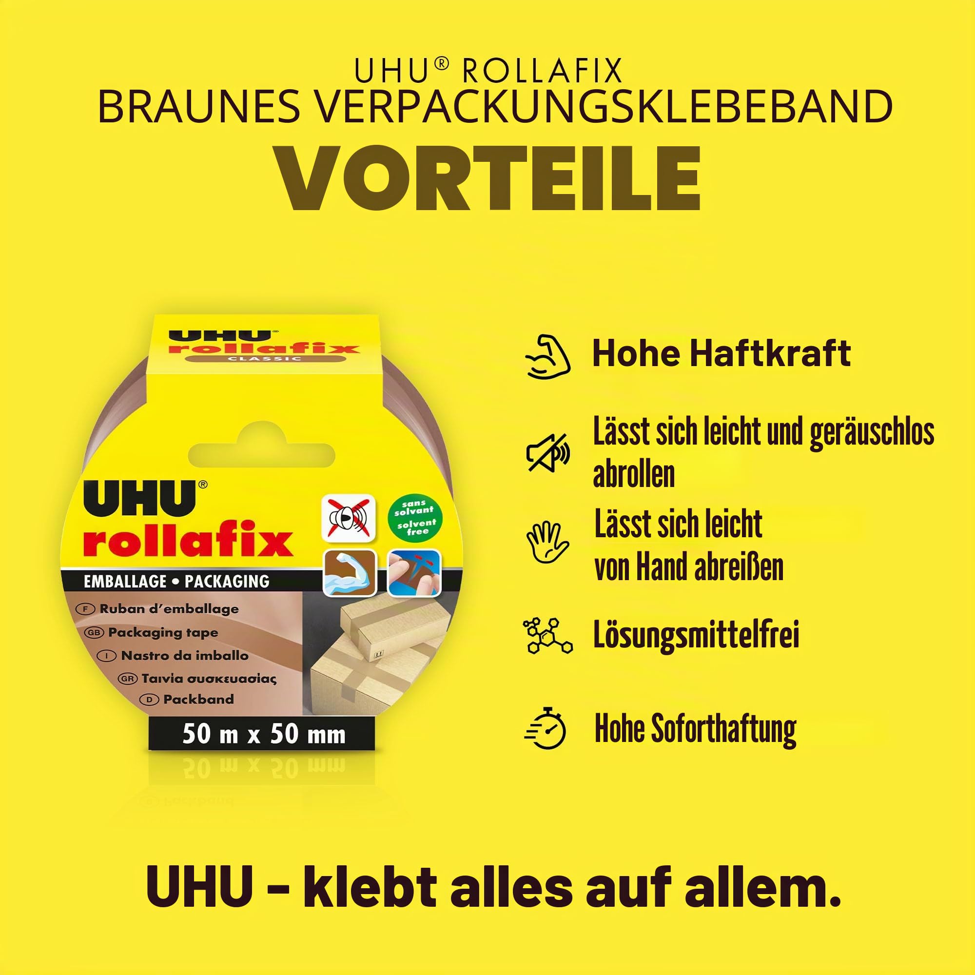 uhu-rollafix-packband-braun-3x50m-50mm image 2