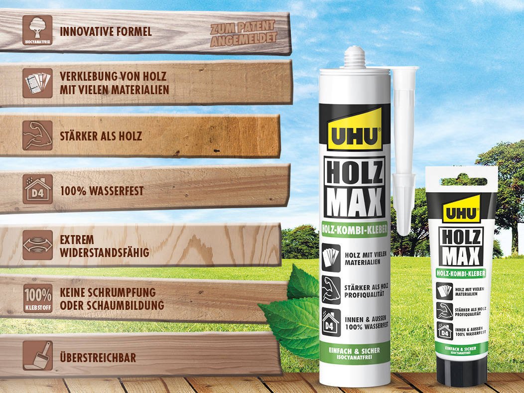 uhu-holz-max-tube-100-g-wasserfester-d4-holz-kombikleber image 2