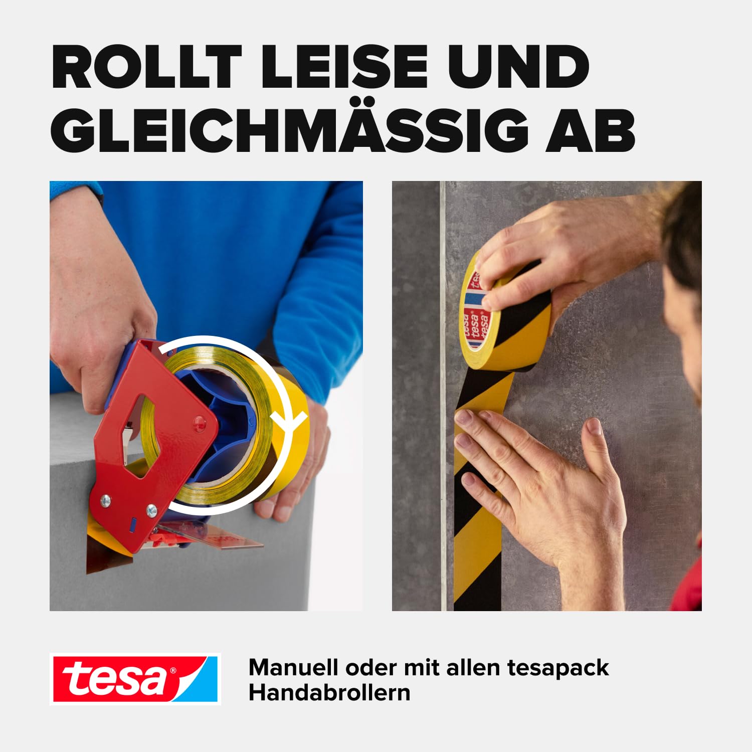 tesa-signal-premium-markierungsklebeband-schwarz-gelb-66-m-x-50-mm image 6