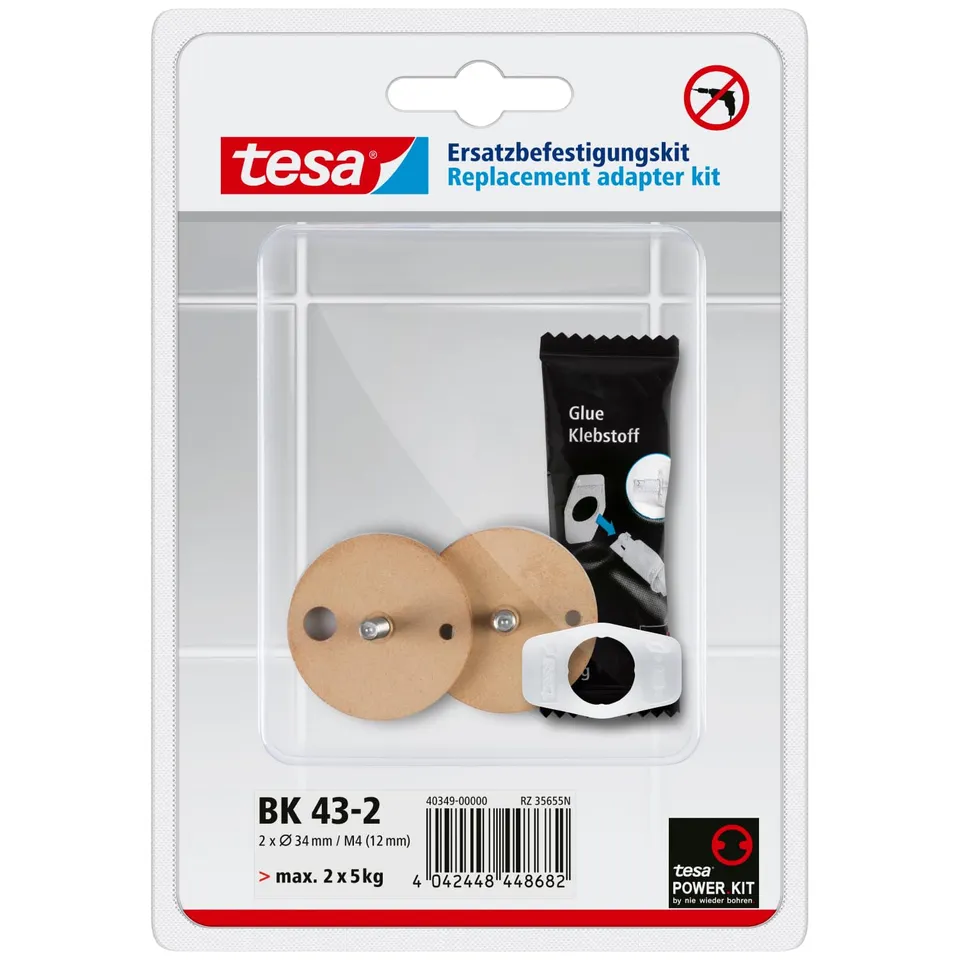 tesa-power-kit-adapter-bk43-2-f-r-aluxx-und-draad-klebe-ersatzadapter-2er-set image 1