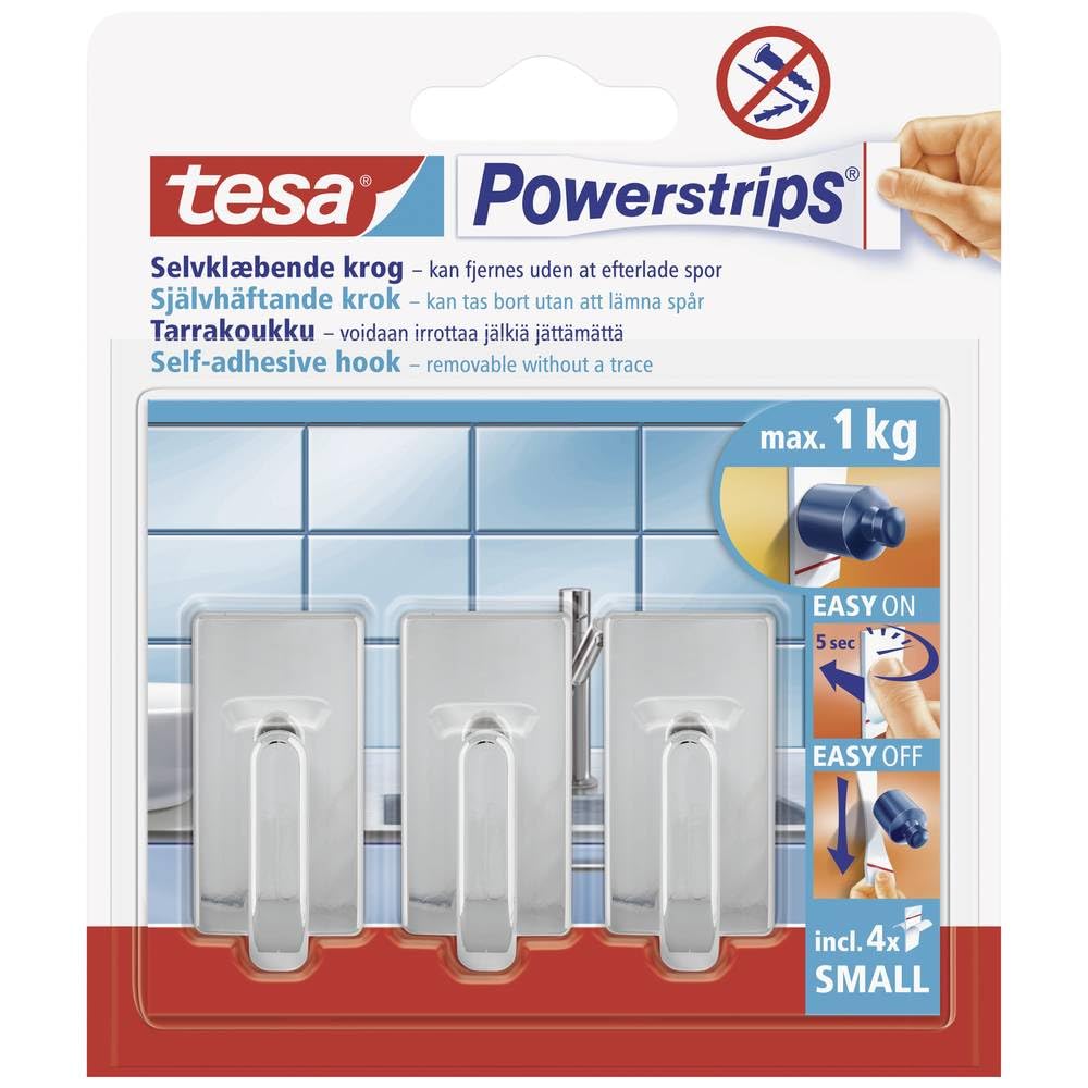 tesa-powerstrips-haken-small-classic-7-klebehaken-b7-weidf-b7-1-kg-b7-3er-pack image 3