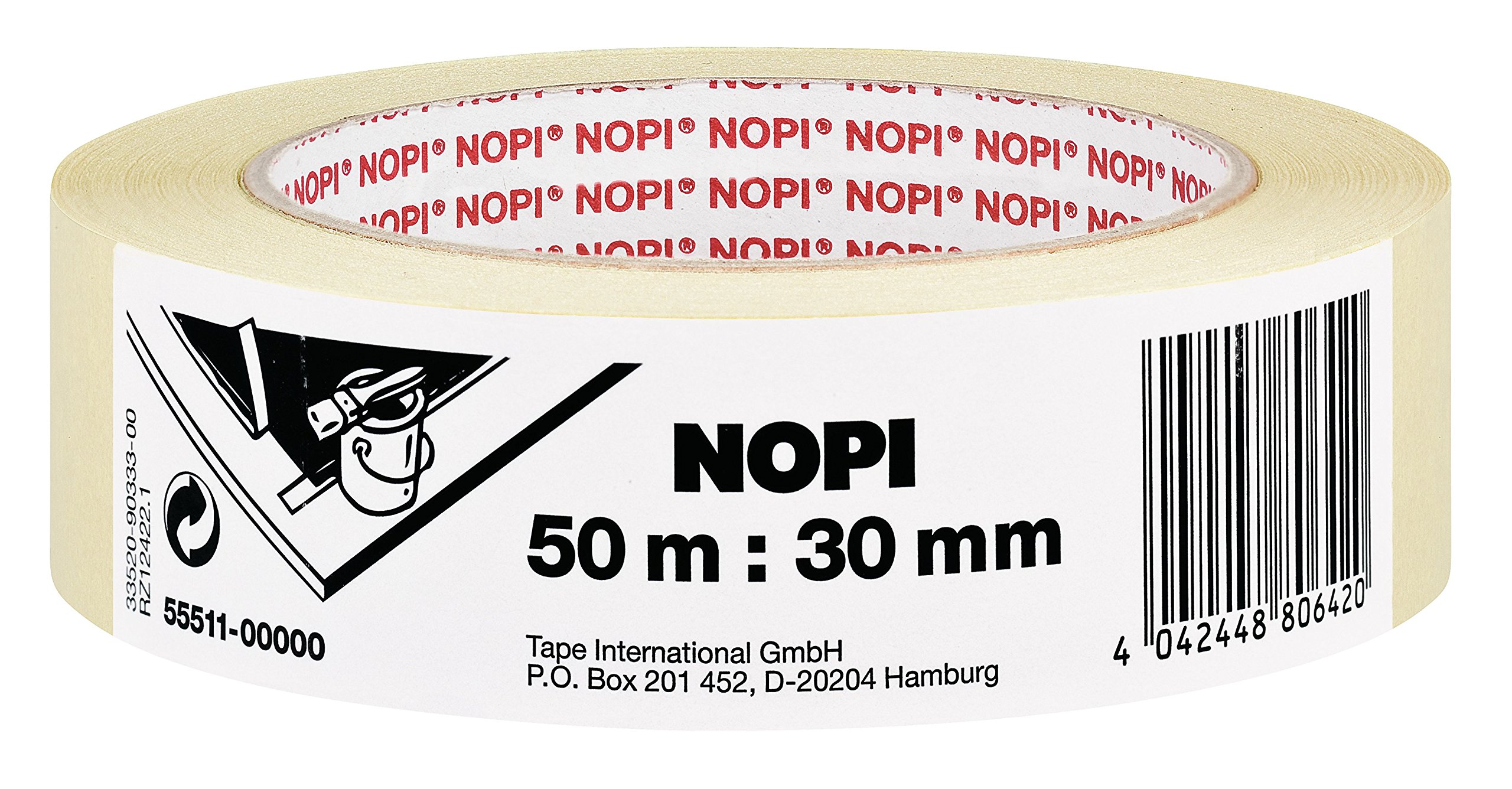 tesa-nopi-malerkrepp-malerband-rolle-2-hellbeige-50-m-x-50-mm image 7